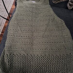 SO Olive Green Knit Sweater